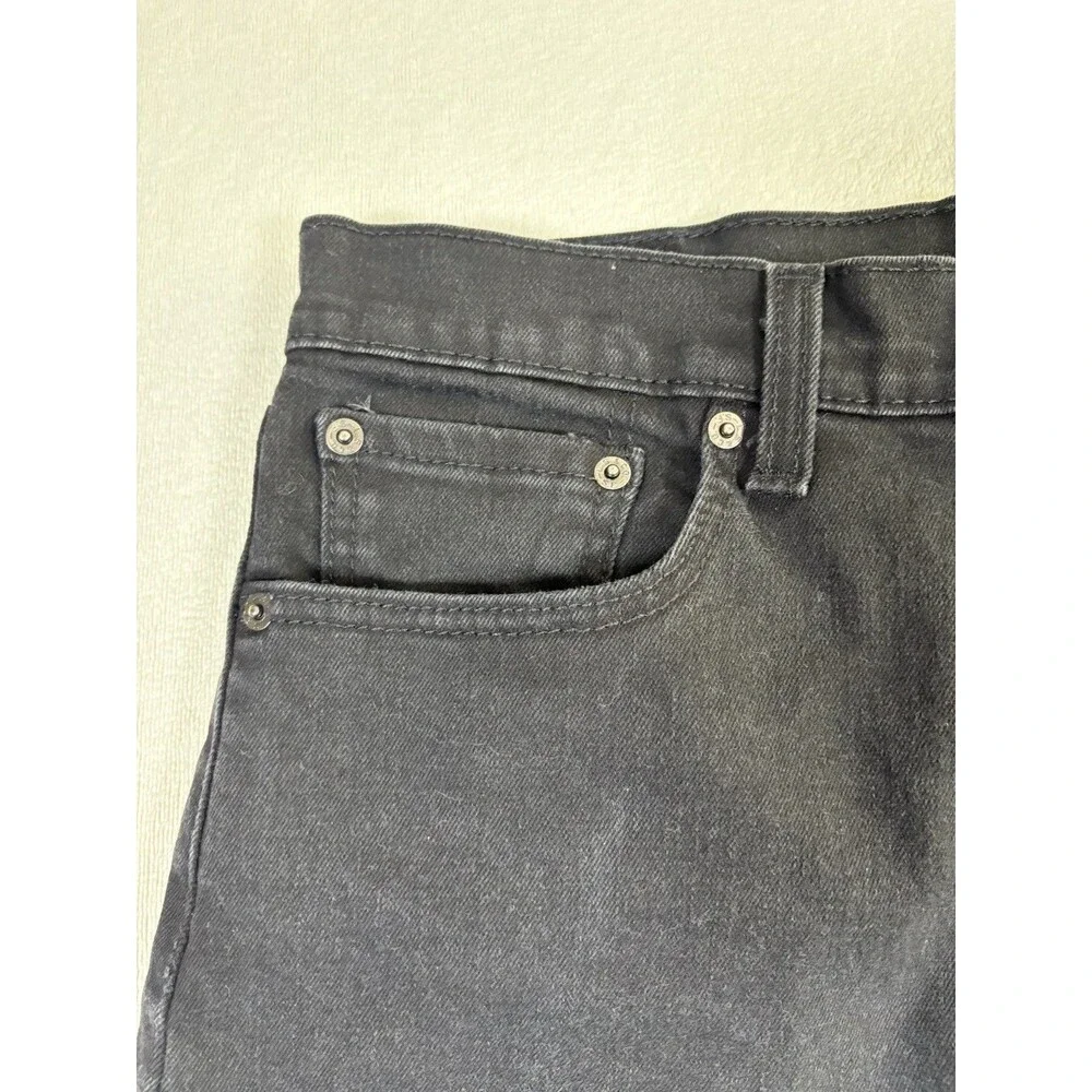 Levi’s 502 Taper Fit Black Jeans Men’s 33x32 Stretch Denim EUC